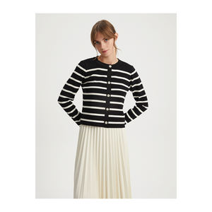 Cárdigan de Punto de Mezcla de Viscosa para Mujer BGN-Turquía - Product Image 3