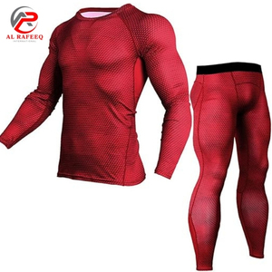 Ropa Deportiva para Hombre al por Mayor, Trajes de Compresión de Secado Rápido, Conjuntos de Gimnasio y Fitness de Poliéster y Elastano - Product Image 1