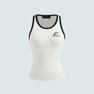 เสื้อกล้ามผู้หญิงทรงปกติแบบขายส่ง สั่งทำได้ ใส่สบาย แขนกุด สำหรับฤดูร้อน แบบสั้น ผ้าถัก สีพื้น ปรับขนาดได้ - Product Image 5