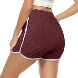 Short Sexy de Yoga pour femmes, vêtements d'entraînement, de gymnastique, avec tissu 100% Polyester, Logo personnalisé, bon marché, OEM, de haute qualité, vente en gros - Product Image 3