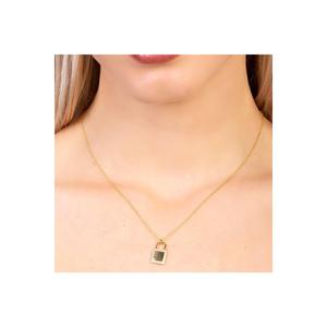 Collana da donna in argento Sterling 925 Color oro con lettere personalizzate - Product Image 1