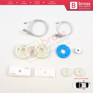 Kit de réparation de lève-vitre électrique BWR5630 arrière gauche ou droit pour 911 997 2006-2012 99754301505 99754301605 - Product Image 2