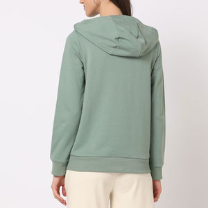 Sweats à capuche pour femmes sur mesure - Sweat-shirt décontracté en coton et polyester respirant avec option de logo frontal, couleur et taille personnalisées - Product Image 4