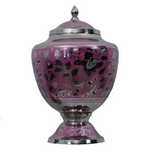 Urnas de cremación de latón de alta calidad con grabado completo Urnas funerarias de metal Premium con acabado dorado para cenizas humanas - Product Image 3