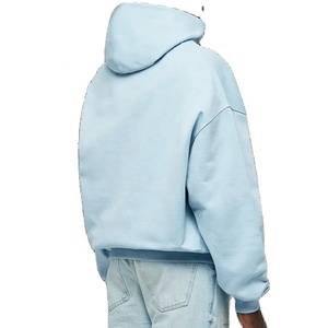 Sudadera con Capucha Unisex de Alta Calidad, 100% Algodón, con Cierre, Diseño Liso para Impresión de Logotipo Personalizado, 300g, Ecológica - Product Image 2