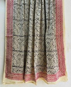 Respirant fabriqué à la main 100% coton écharpe Jaipur traditionnel main bloc imprimé écharpe légère à la main doux coton écharpe - Product Image 3