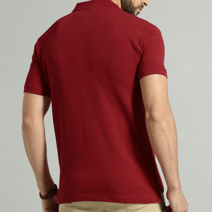 Polo homme à manches courtes en coton léger pour l'été, polo homme slim fit, t-shirt décontracté en coton doux - Product Image 3