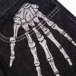 Pantalones Vaqueros Anchos y Holgados de Moda Urbana para Hombre, Pantalones Vaqueros Bordados Personalizados - Product Image 4