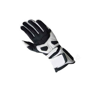Guantes de Motociclismo de Cuero Genuino con Logotipo Personalizado, Dedos Completos o Medios Dedos, Impermeables, con Cierre de Cordones, Duraderos y Cómodos - Product Image 4