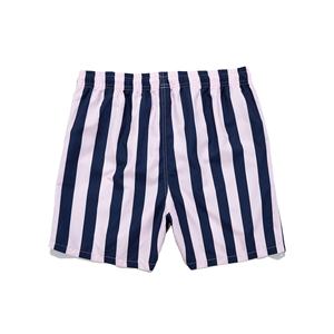 Kivotech-Pantalones cortos de playa personalizados de verano para hombre, 100% poliéster, con cintura elástica y diseño de rayas para deportes y natación - Product Image 3