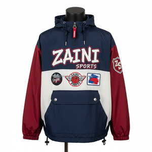 แจ็กเก็ตกันลมไนล่อน220GSM พรีเมียมแจ็กเก็ตน้ำหนักเบาสไตล์สตรีทแจ็กเก็ตการออกแบบสีออกแบบได้ตามต้องการ - Product Image 1