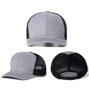 Gorras Estructuradas de Alta Calidad al por Mayor, Gorra de Béisbol de Malla de 5 Paneles Personalizada con Logotipo, Impresión Profesional por Transferencia de Calor, 100% Algodón - Product Image 1