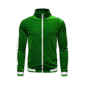 À la mode Unique Design Hommes Velours Survêtement Solide Motif Respirant Léger 100% Coton Casual Hiver Utilisation - Product Image 4