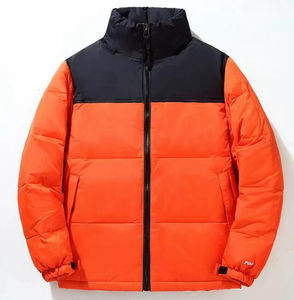 Chaqueta acolchada personalizada de alta calidad de fabricante profesional para hombre para el último abrigo de invierno con cuello levantado - Product Image 4