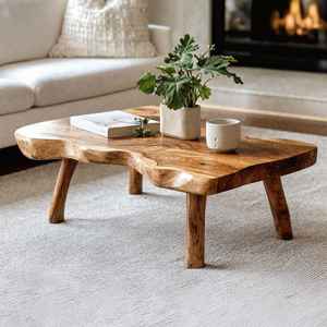 Ensemble de table à thé en corne véritable, style animal moderne, fait à la main, toucher réel, objet de collection, HF Industries pour le salon - Product Image 1