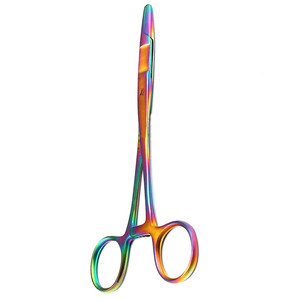 INNOVAMED 12.5 cm Needle Holder Highest Quality Stainless Steel Multi-Color Surgical Instruments Good Seller Manual Power Source - Product Image 1
