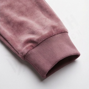 Womens Velour Tracksuit Factory Price <b>Zip</b> <b>Hoodie</b> With <b>Pockets</b> And Matching Pants Full <b>Zip</b> Hooded Jacket Bottoms Athletic Wear - Product Image 6