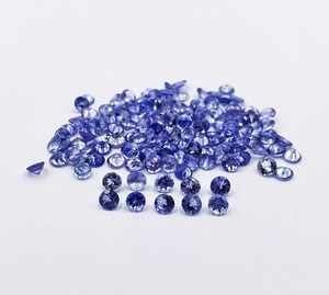 Cuentas redondas azules naturales de piedras preciosas de tanzanita de 4-8 MM de alta calidad para la fabricación de joyas, piedra suelta certificada IGI - Product Image 5