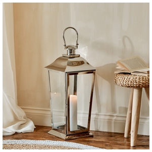 Linterna de Metal con Velas Portavelas Decorativo Vintage Linterna para Interior y Exterior Portavelas de Metal Linternas - Product Image 1