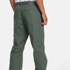 Pantalones de chándal chinos de cintura alta para hombre con logotipo personalizado 2025, ropa de calle informal fabricada por ODM, nuevo Material de algodón suelto liso OEM - Product Image 2