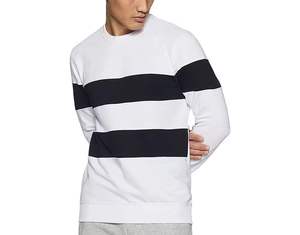 Sudadera de Hombre Transpirable de Algodón 100% Tejido a Crochet con Media Cremallera y Forro para Otoño, 230 Gramos, Alta Calidad, Lisa - Product Image 1