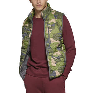 Nouvelle arrivée, veste matelassée en duvet tendance, veste sans manches, veste mi-longue pour homme, impression personnalisée, veste sans manches matelassée pour homme - Product Image 4