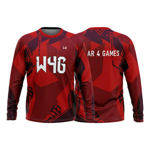 Haut de sport de compression sans couture pour homme, imprimé personnalisé, séchage rapide, extensible dans les quatre sens, respirant, écologique, coupe ajustée - Product Image 3