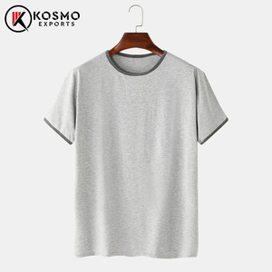 เสื้อยืดผู้ชายผ้าคอตตอน100% ขนาดใหญ่ออกแบบได้ตามต้องการแห้งเร็วระบายอากาศได้ดีคอกลมแขนสั้นคุณภาพสูงติดหน้าจอ - Product Image 3