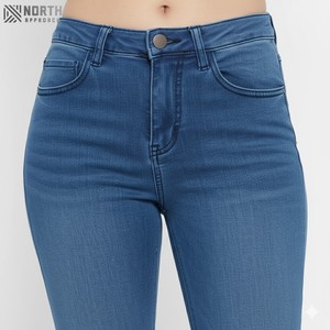 Best Article Factory Price Attractive Look <b>Women</b> <b>Jeans</b> Pant Breathable Top Selling Quick Dry Industry Trending <b>Women</b> Flared <b>Jean</b> - Product Image 4