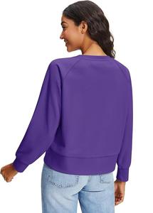 Wholesale <b>Women's</b> Cotton Sweatshirt Long Sleeves Neck New Design Luxury Yarn Dyed Comfortable <b>for</b> Winter Season Made Bangladesh - Product Image 2