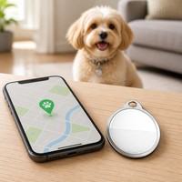 Localisateur de animaux de compagnie Langbot, traceur pour chiens et chats, anti-perte, ITag Bluetooth, réseau de localisation, batterie 12 mois, étanche IPX4, ultra-léger