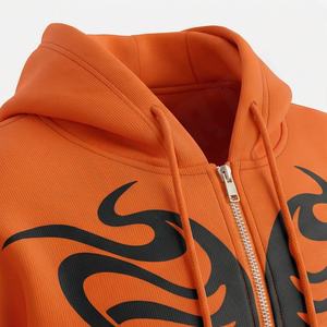 ชุดสเวตสูทลำลองสำหรับผู้หญิง พิมพ์ลายซิลค์สกรีน ผ้าฝ้าย 100% ทรงครอปขาบาน มีเชือกผูกเอว สำหรับฤดูใบไม้ร่วงและฤดูหนาว ขายส่ง - Product Image 4