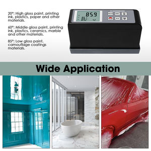 Mètre de brillance numérique pour surfaces, revêtement en poudre, multi-angles 20 60 85, angle de mesure, peinture, revêtement, impression, pierre, céramique - Product Image 5