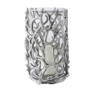 Aluminum Metal Black Finished Pillar <b>Set</b> of 3 <b>Candle</b> Holder Centerpieces Decoration High Quality <b>Candle</b> Holder - Product Image 4