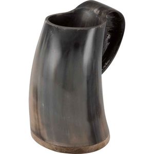 Precio al por mayor taza de cuerno vikingo natural taza de cuerno para beber con grabado de la mejor calidad acabado perfecto para Navidad - Product Image 6
