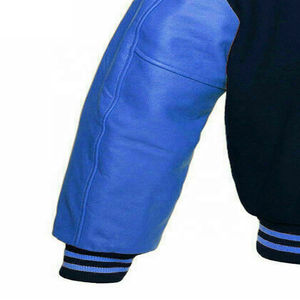 Wholesale Custom Varsity Jacket for Men Latest Design with Black <b>Wool</b> <b>Gold</b> Leather for School Letterman Outfitters - Product Image 4