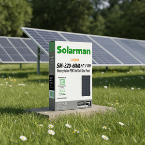 Panel Solar Monocristalino PERC de Media Celda Tipo N Solarman SM-320-60MC - Product Image 3