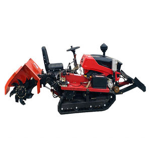 Tracteur à chenilles 110 ch puissante machine agricole à chenilles diesel pour le nivellement des labours et la culture à grande échelle - Product Image 5