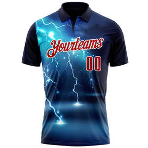 Haute qualité à séchage rapide pour hommes pour polos col contrasté T-Shirt tout imprimé Sublimation douce personnalisée offerte Design personnalisé - Product Image 6