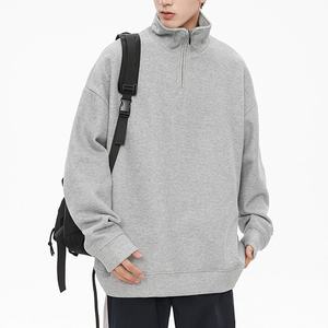 Hombres Mujeres Media cremallera para POLO Top Casual Medio cuello alto Cremallera Pullover Sudadera Sudaderas con capucha de moda para hombres - Product Image 5