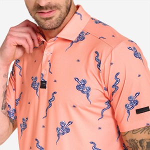 "Polo de golf para hombre con logotipo bordado-Alta calidad y elegante-Perfecto para marcas y promociones - Product Image 5