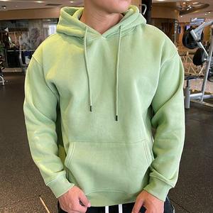 Personalizado de alta calidad de invierno Street Style Heavyweight 350 GSM para bolsillo a prueba de viento sudaderas con capucha de algodón para hombres - Product Image 6