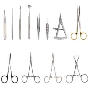 Juego de herramientas de Microcirugía Ocular oftálmica de acero inoxidable de calidad superior de 18 piezas, instrumentos de blefaroplastia cosmética para párpados para plástico - Product Image 4