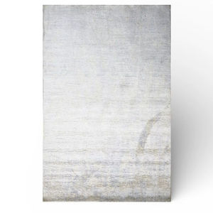 Alfombra de Lana Anudada a Mano, Diseño Geométrico Moderno, Ecológica, Apta para Mascotas, Pelo Medio, Color Neutro, para Sala de Estar - Product Image 1