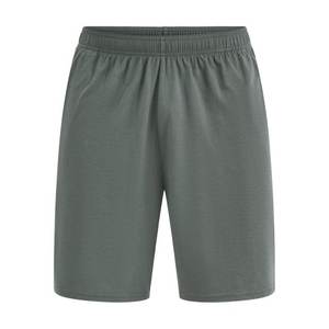 Shorts pour hommes à taille élastique avec poches, shorts amples d'entraînement unis et décontractés - Product Image 1