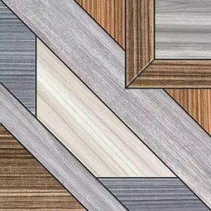 กระเบื้องพอร์ซเลนขัดเงา16x16นิ้ว400x400mm ไฟร์บริคสีเหลืองทองแบบทนทานต่อการสึกหรอดีไซน์ใหม่จับคู่หนังสือ - Product Image 2