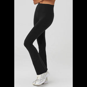 Venta caliente Leggings de las mujeres Profesional Personalizado Transpirable Producto Premium con cintura media Nuevo diseño Patrón sólido para la venta - Product Image 2