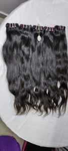 Machine indienne brute Double trame paquets de cheveux humains vierges Remy Extensions de dentelle perruque de Style vague noire naturelle Kinky Straight Curl - Product Image 6