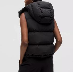 Meilleurs prix Gilet matelassé en nylon pour femmes Respirant Imperméable Style décontracté d'hiver Utilisation en plein air Veste - Product Image 3