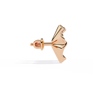 Magnifiques boucles d'oreilles en or 18 carats avec diamant de laboratoire pour cadeau - Product Image 1